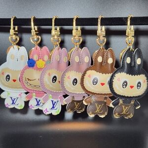 Labubu Leather Keychain